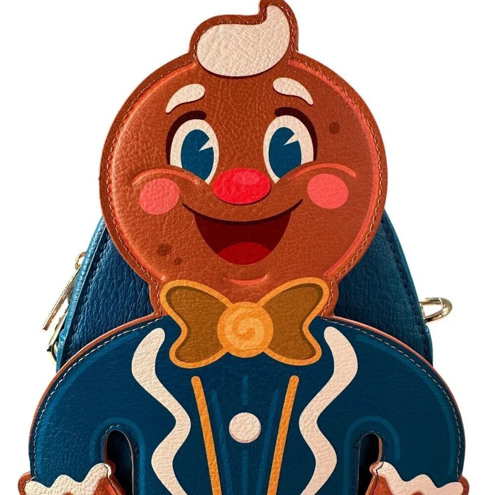 Loungefly Ollie Disney Jollywood Nights Gingerbread Man Backpack 2025 Purse